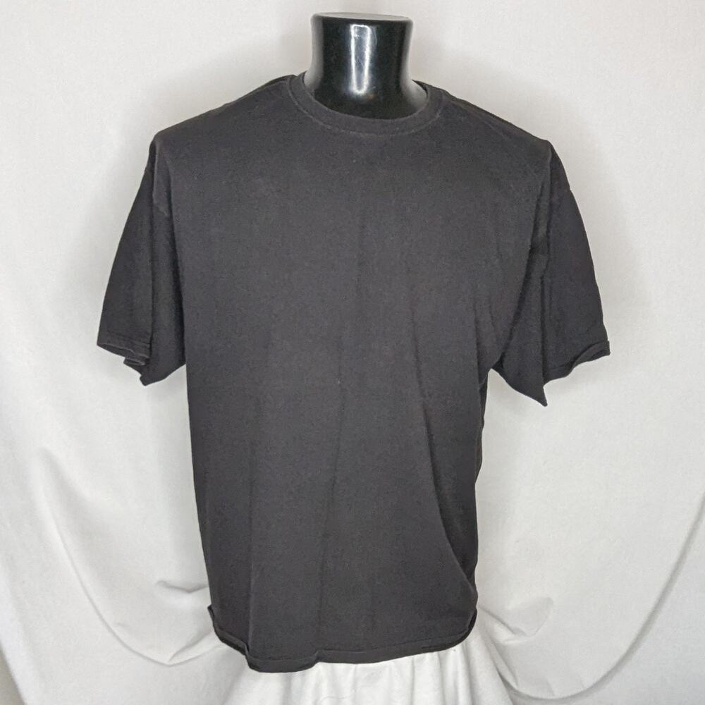 Hanes Men's Short Sleeve Premium T-shirt for Men Black XXL